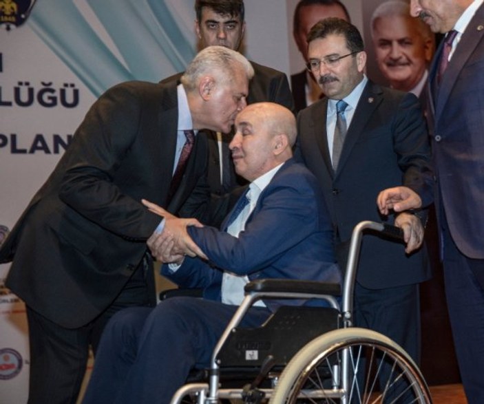 Başbakan Yıldırım Turgut Aslan'la bir araya geldi