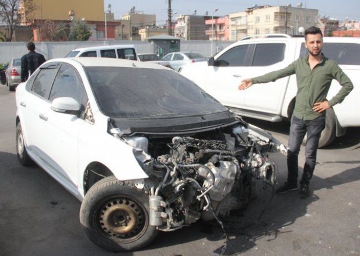 Adana'da tamirciye verilen otomobil çalındı