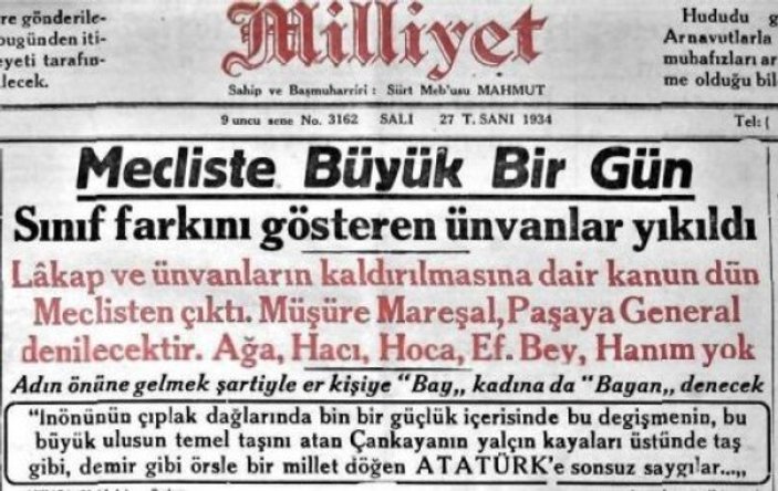 ‘Atatürk’ soyadı nereden geliyor