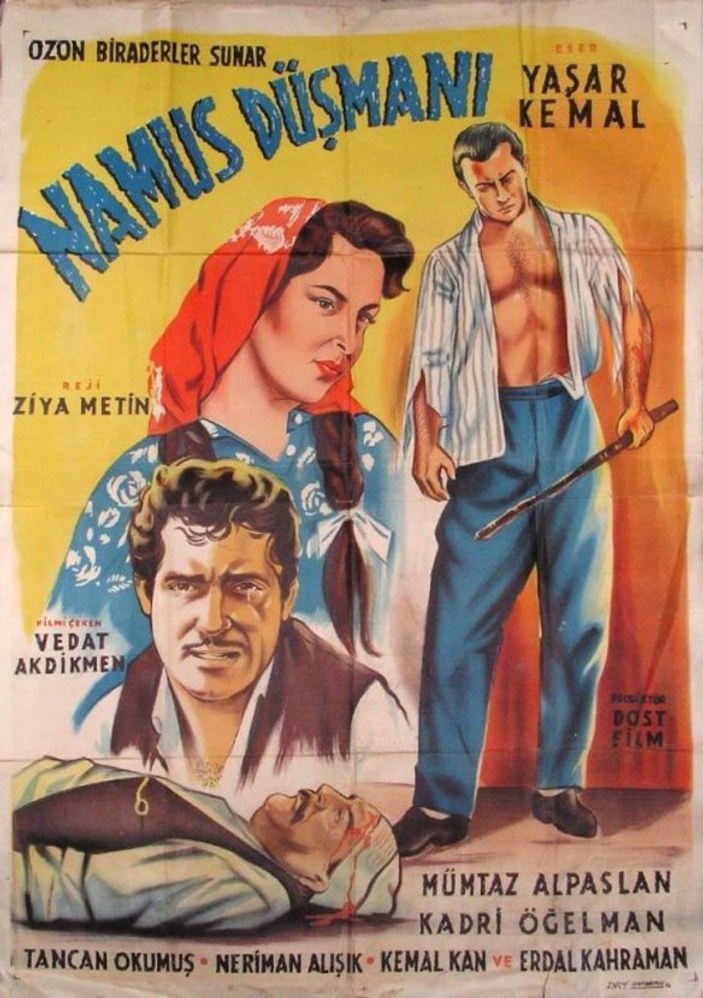 1950 - 1960 döneminde filme uyarlanan Türk Romanları 