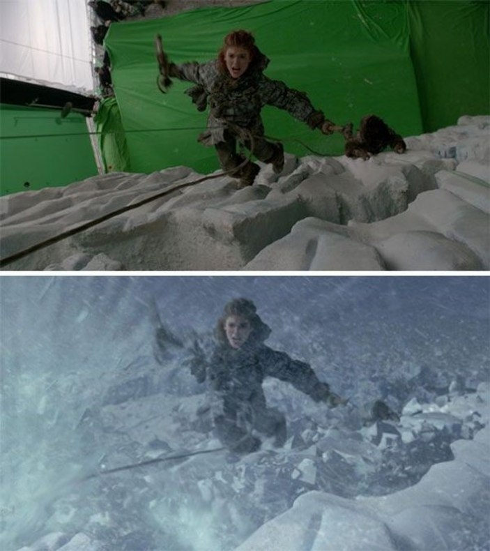 Game of Thrones'un efekt öncesi ve sonrası
