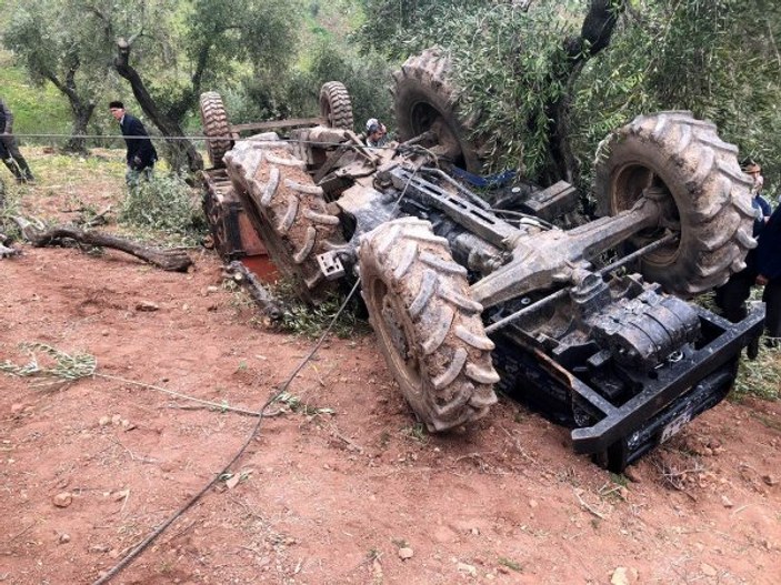 Musabeyli'de traktör devrildi: 1 ölü