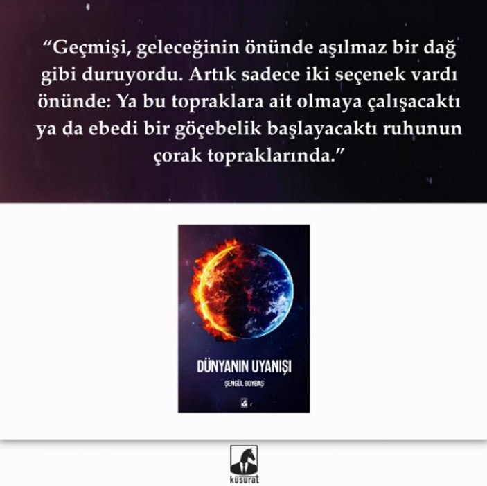 Netflix dizi projesi roman Dünyanın Uyanışı’ndan alıntılar 