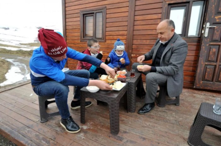 Trabzon'da koronavirüse karşı kamyon evde izolasyon
