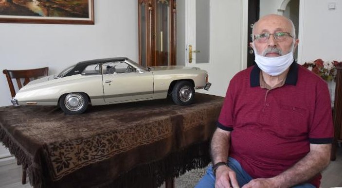 Sivas'ta klasik otomobilin minyatürünü 36 yılda yaptı