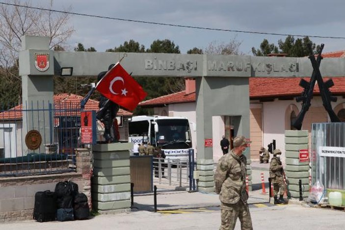 Burdur'da karantinaya alınan asker sayısı yükseldi