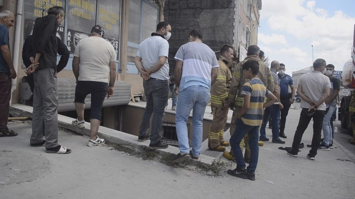 Arnavutköy’deki atölyenin havalandırması patladı