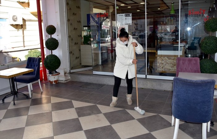 Aksaray'da kadın esnaf darbedildi