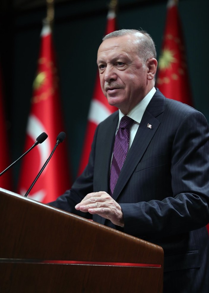Cumhurbaşkanı Erdoğan: Yüz yüze eğitime verdiğimiz arayı 15 Şubat'a kadar uzatıyoruz