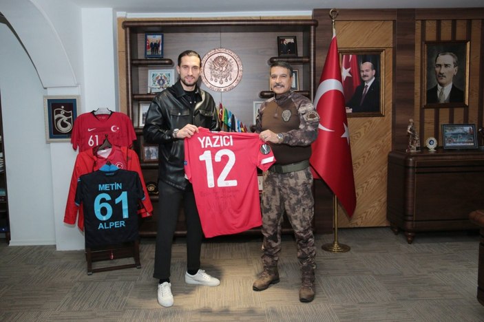 Yusuf Yazıcı, Trabzon İl Emniyet Müdürlüğü'nü ziyaret etti