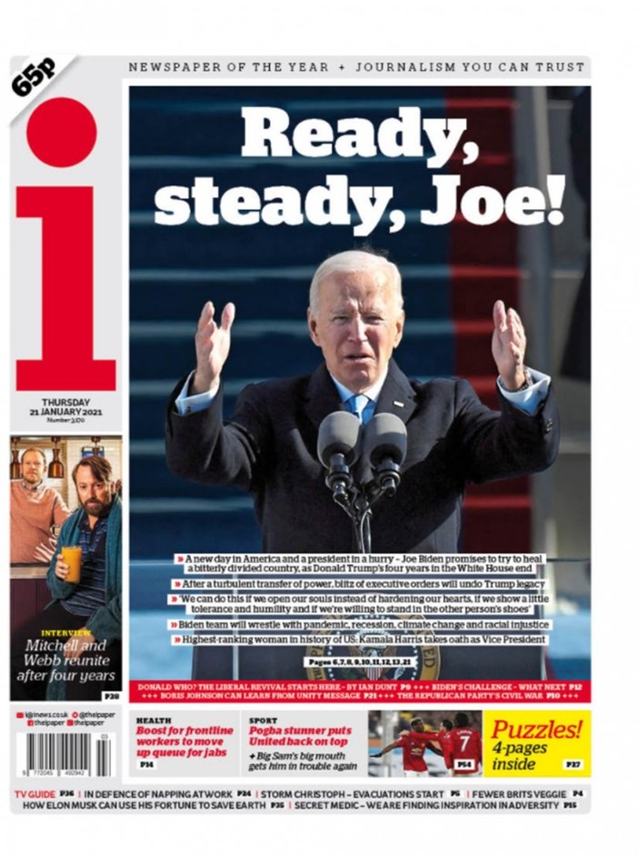 Dünya basını, Joe Biden'ın başkanlık görevine başlamasını nasıl gördü
