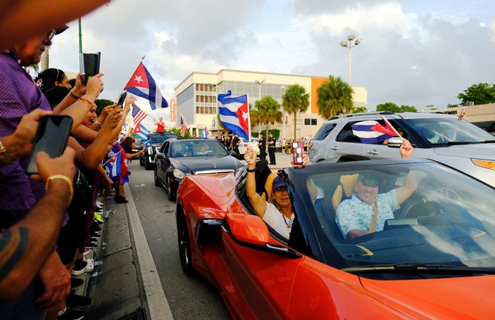 ABD'de Küba için gösteri