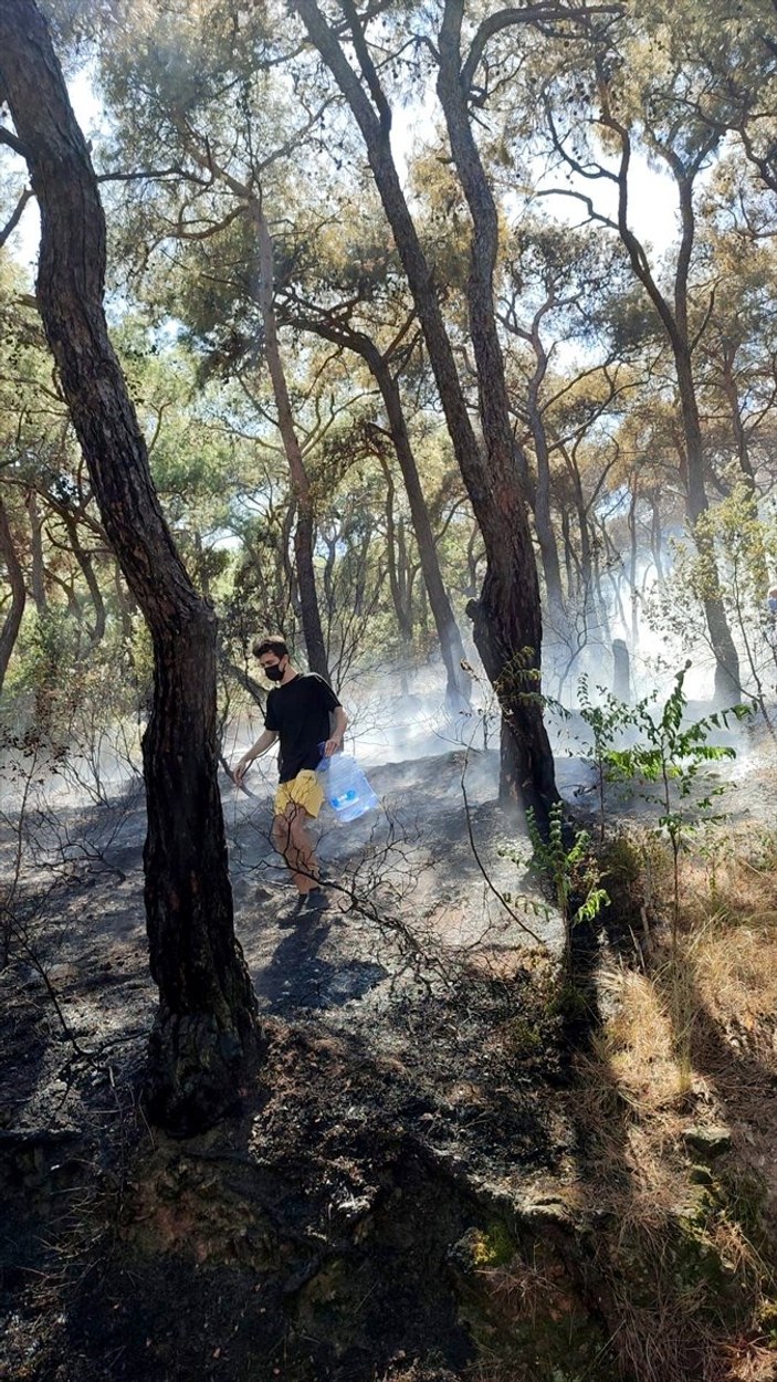 Heybeliada'da orman yangını kontrol altında