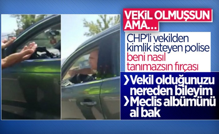 AK Partili vekil Zeynep Gül Yılmaz, aracını durduran polise hakaret etti