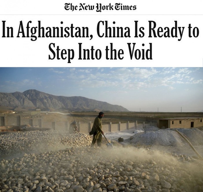 New York Times: Çin, Afganistan'daki boşluğu doldurmaya hazır