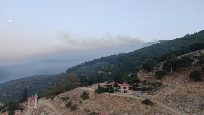 Kaz Dağları’nda yangın devam ediyor