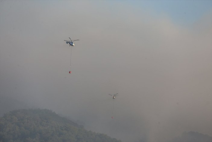 Kaz Dağları’nda yangın devam ediyor