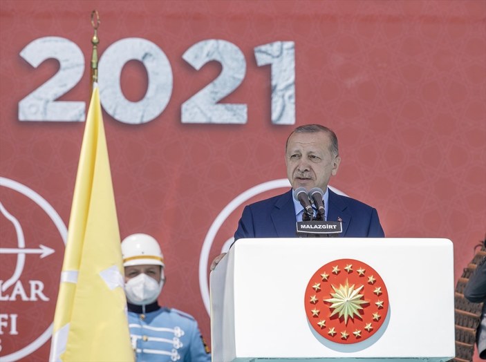 Cumhurbaşkanı Erdoğan'ın, Malazgirt Fetih Programı'ndaki konuşması