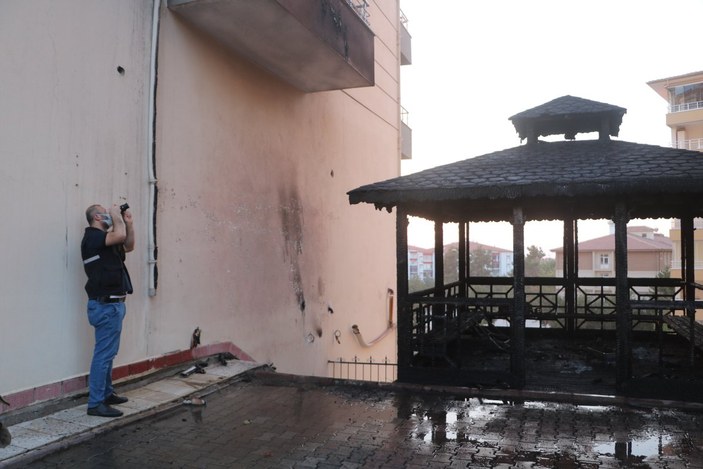 Malatya'da alevler apartmanlara sıçramadan kontrol altına alındı
