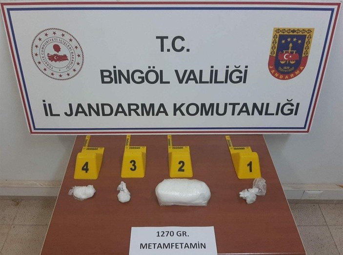 Bingöl’de 500 bin TL değerinde uyuşturucu yakalandı