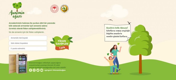 OGM Annemin Ağacı kampanyası başvuru ekranı: Anneler Günü'ne özel fidan bağışı nasıl yapılır?