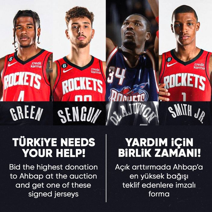 Alperen Şengün'den formalı yardım kampanyası