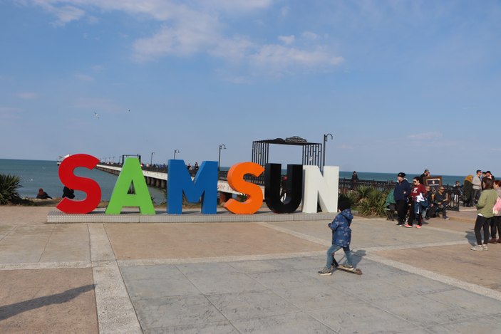 Samsun'da sıcak hava rekora koşuyor