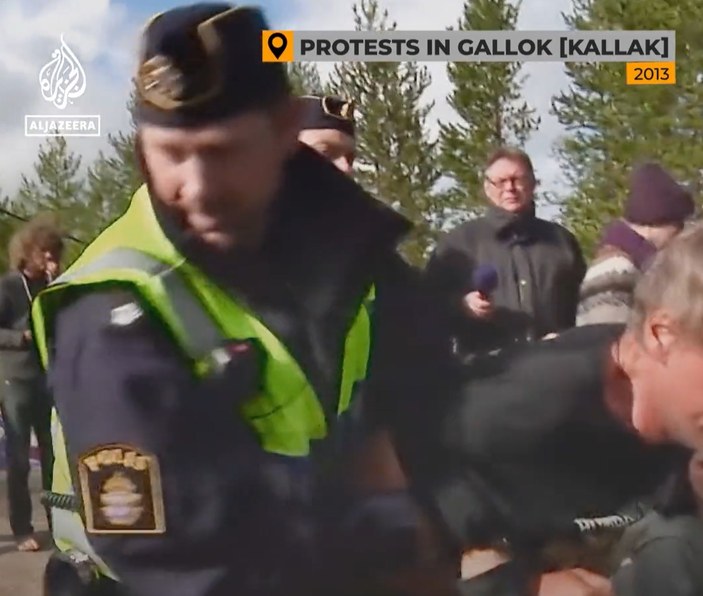 İsveç'in Sami halkının topraklarına karşı yaptığı sömürüye direnişler sürüyor