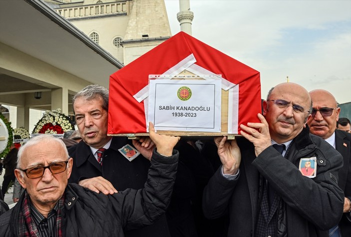 Sabih Kanadoğlu için Ankara'da cenaze töreni düzenlendi