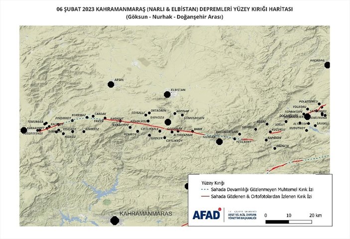 AFAD, depremlere ilişkin saha ön çalışmasını tamamladı