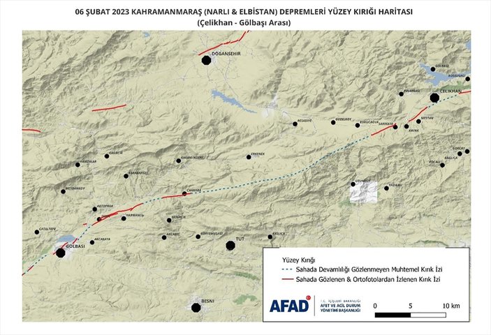 AFAD, depremlere ilişkin saha ön çalışmasını tamamladı