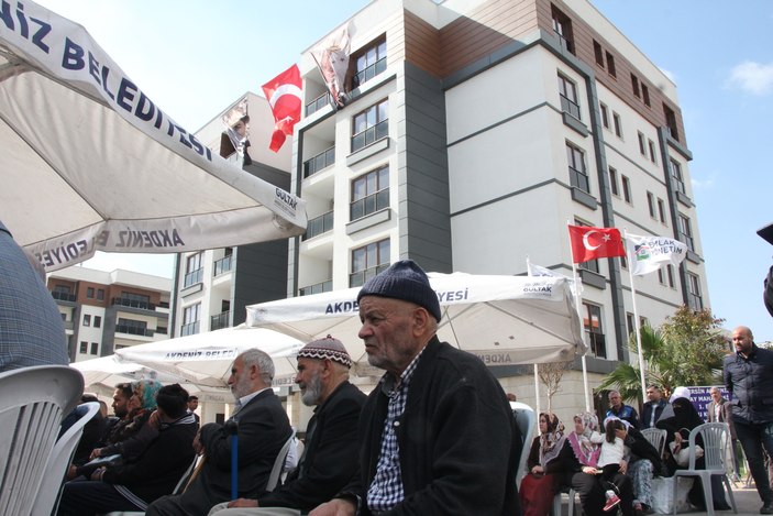 Mersin'de kentsel dönüşüm konutları tamamlandı! Hak sahipleri anahtarlarını aldı