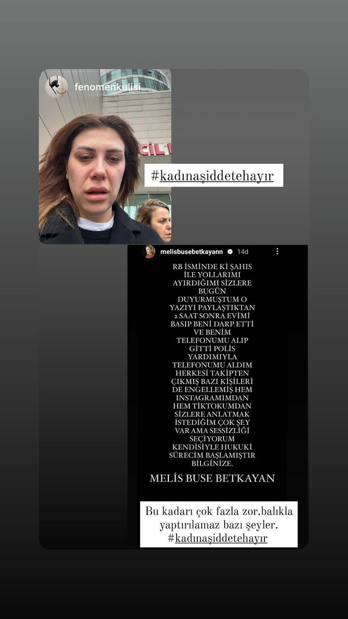 Melis Buse Betkayan'ı evli sevgilisi darp etti