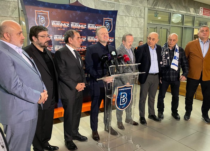 TFF ve kulüp başkanları Başakşehir'e destekte bulundu