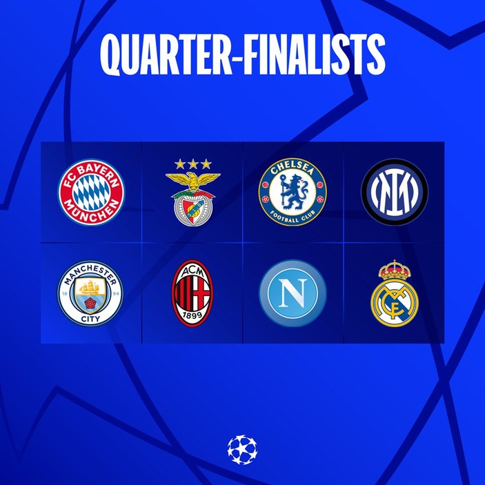 Şampiyonlar Ligi'nde çeyrek finale yükselen son takımlar Real Madrid ve Napoli oldu