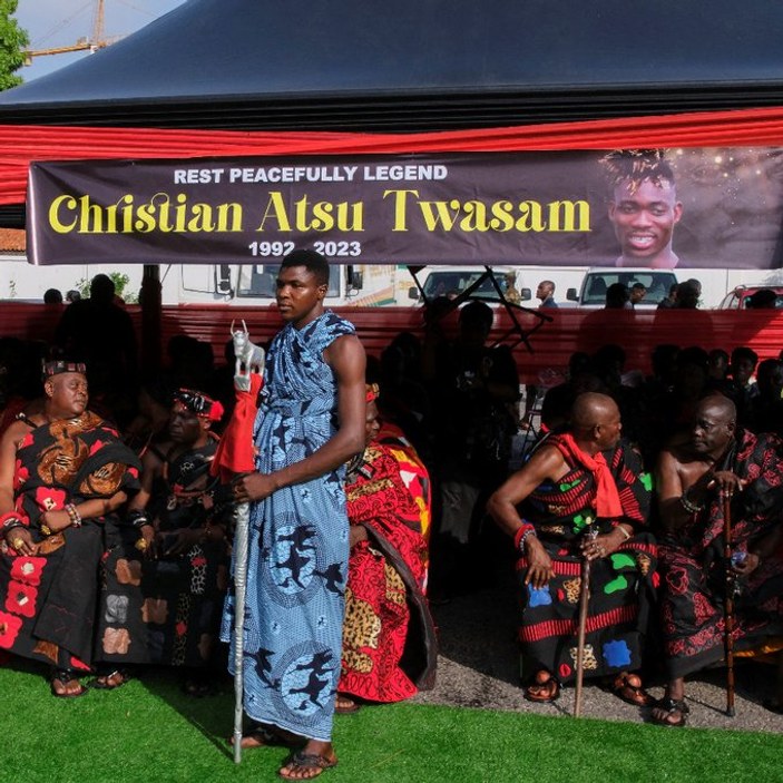 Christian Atsu için cenaze töreni yapıldı