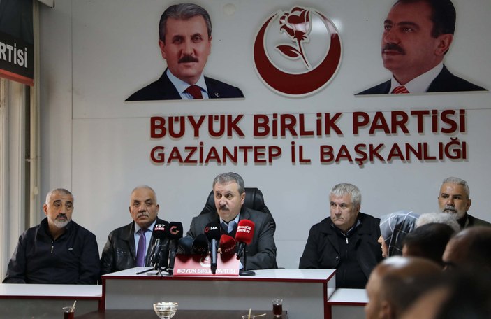 BBP Lideri Mustafa Destici: Oy için terör örgütünün temsilcisi parti ile iş birliği yapmaması lazım