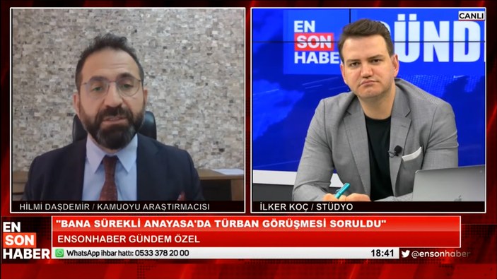 Hilmi Daşdemir, canlı yayında Kılıçdaroğlu'yla ilgili ifadesine yönelik konuştu