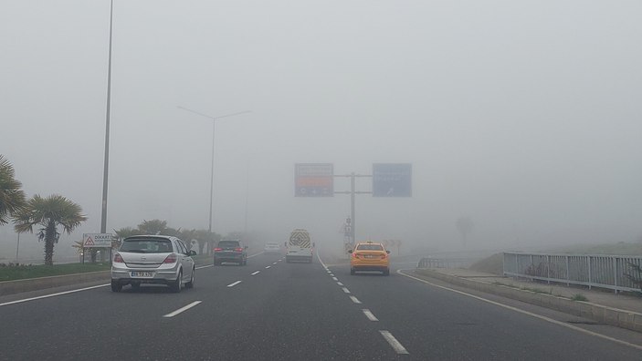 Tekirdağ'da sis: Görüş mesafesi 10 metreye düştü