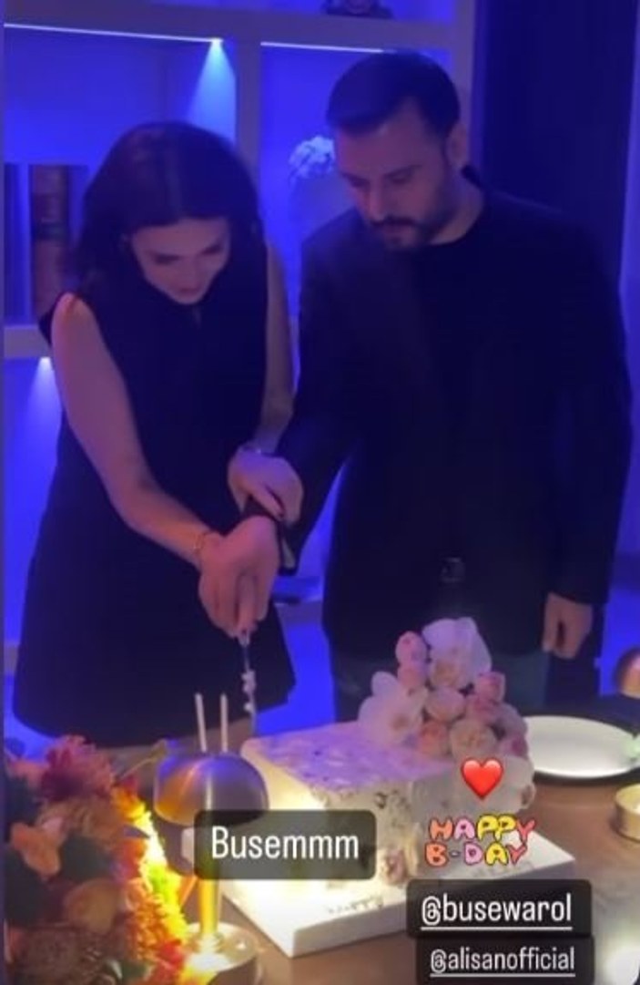 Alişan'dan eşi Buse Varol’a erken doğum günü kutlaması