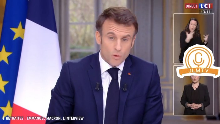 Emmanuel Macron, ekonomi konuşulurken pahalı saatini çıkardı