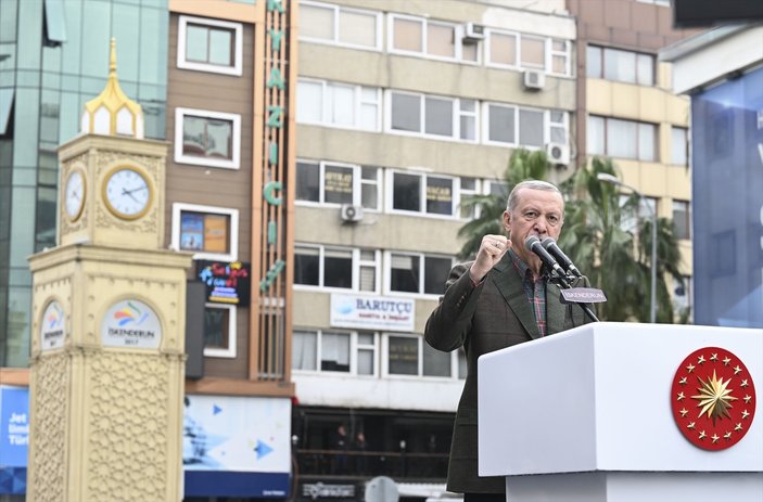Cumhurbaşkanı Erdoğan Hatay'da deprem konutları temel atma töreninde