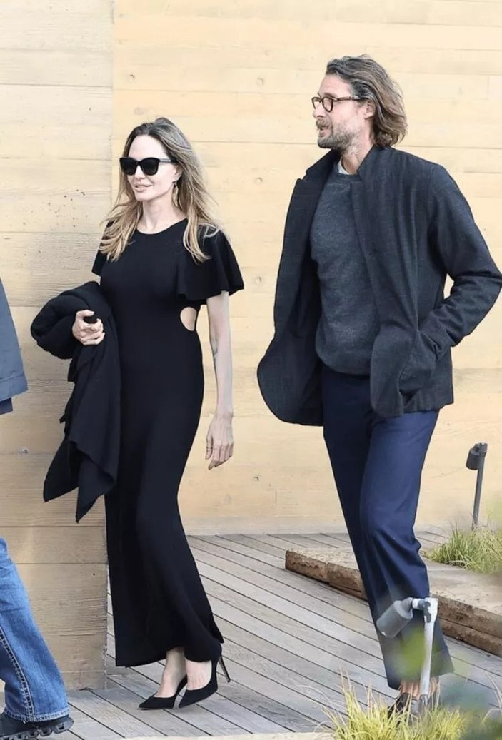 Angelina Jolie ve David Mayer buluşması