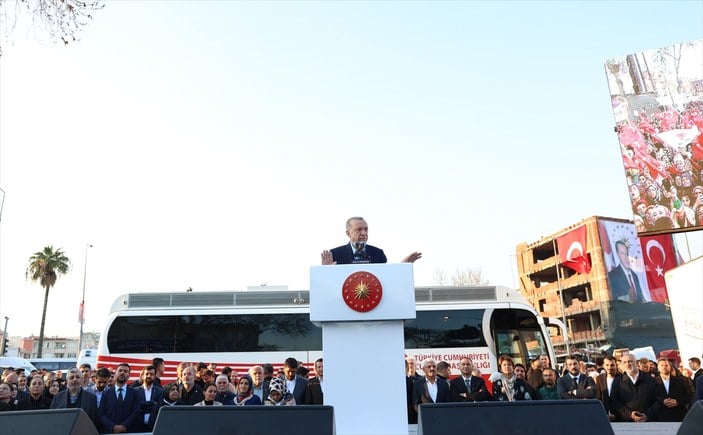 Cumhurbaşkanı Erdoğan, Adıyaman'da afet konutlarının temelini attı