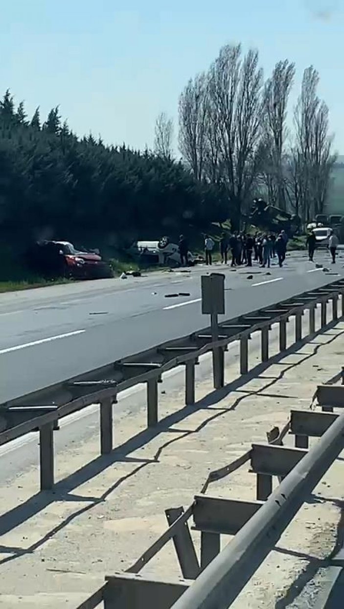 TEM Silivri'de kaza: Çok sayıda yaralı var - 1 #2