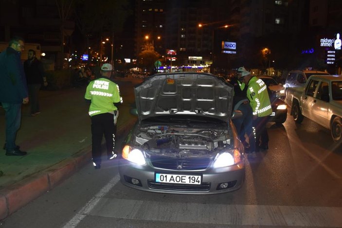 Adana'da abart egzoz kullanan sürücülere ceza yağdı