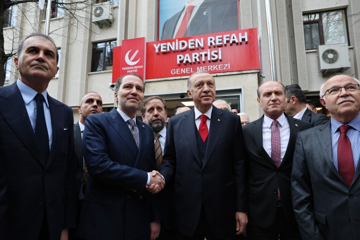 Cumhurbaşkanı Erdoğan'dan Yeniden Refah Partisi'ne ziyaret