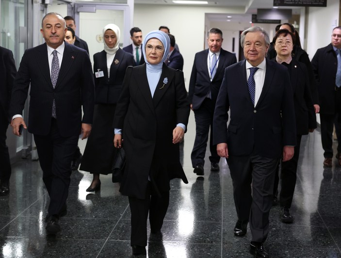 BM Genel Sekreteri Guterres, Emine Erdoğan ile görüştü