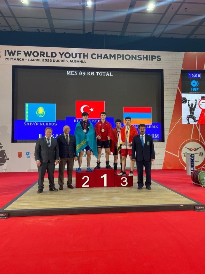Halterde Kerem Kurnaz, Dünya şampiyonu #4