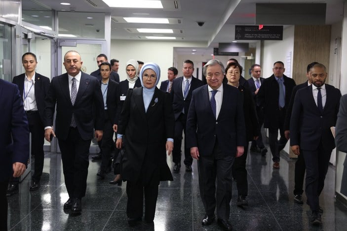 Emine Erdoğan'ın BM ziyaretine FETÖ ve CHP'lilerden alışveriş yalanı